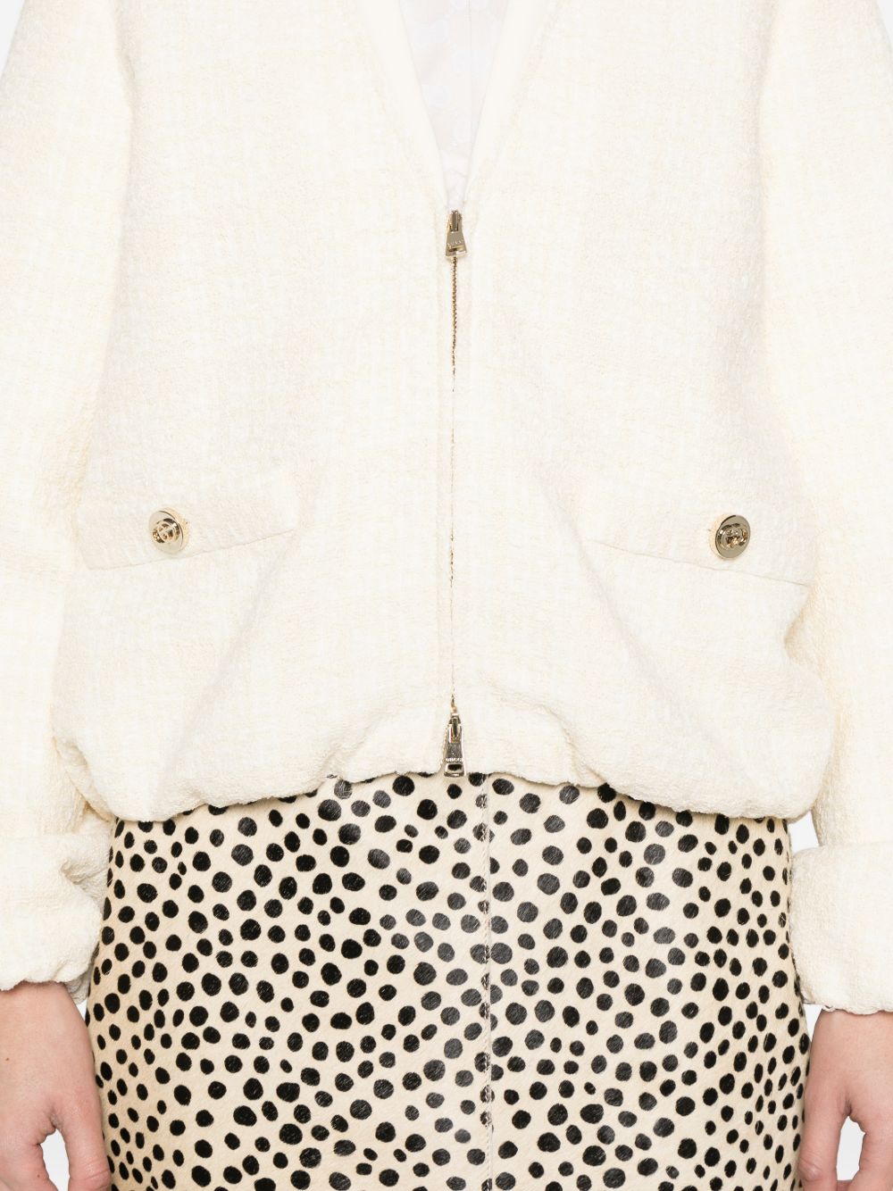 Gucci Women Cotton Tweed Jacket GUCCI
