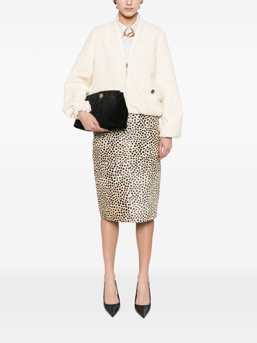 Gucci Women Cotton Tweed Jacket GUCCI