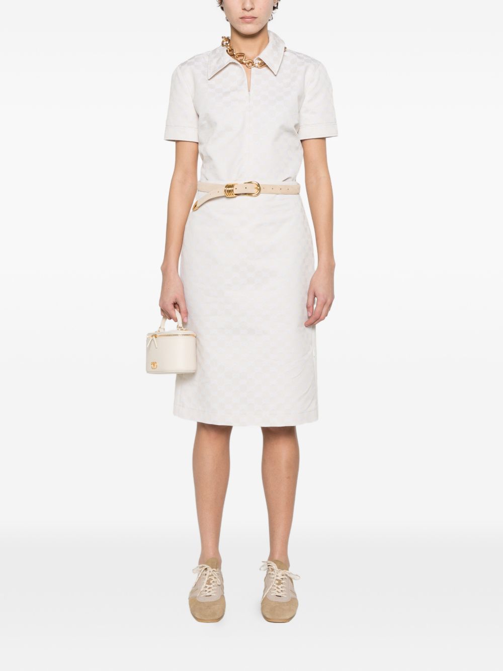 Gucci Women Gg Cotton Blend Polo Shirt GUCCI