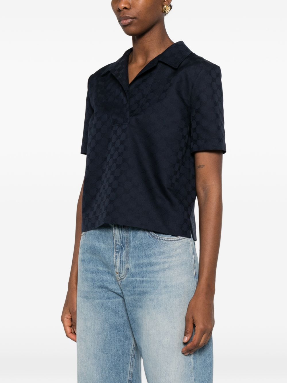 Gucci Women Gg Polo Shirt GUCCI