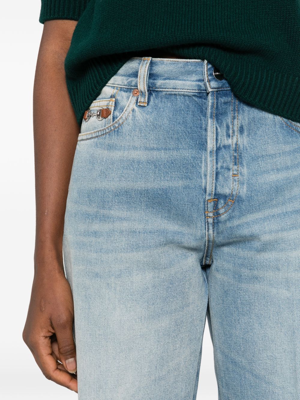 Gucci Women Denim Cotton Jeans GUCCI