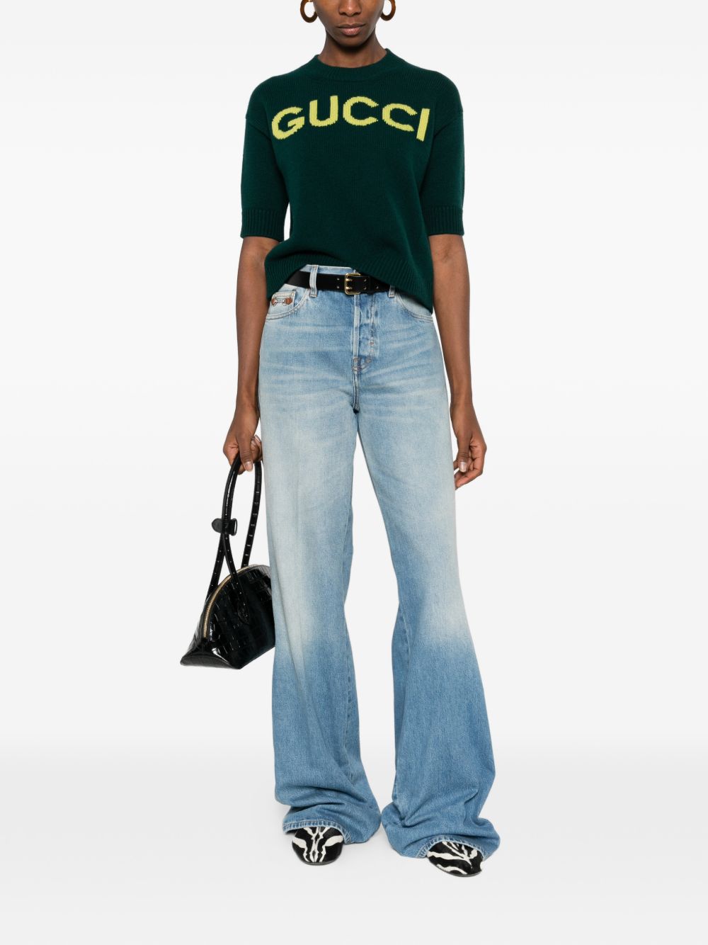 Gucci Women Denim Cotton Jeans GUCCI