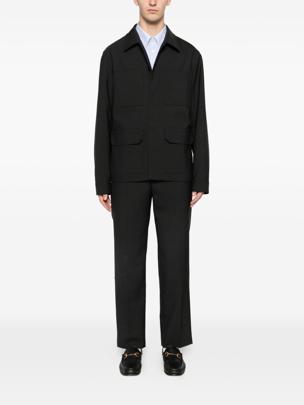 Gucci Men Striped Cotton Shirt GUCCI