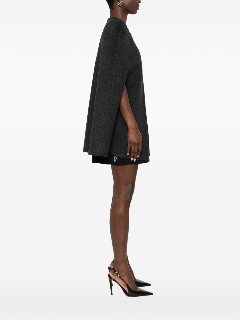 Gucci Women Wool And Silk Cape GUCCI