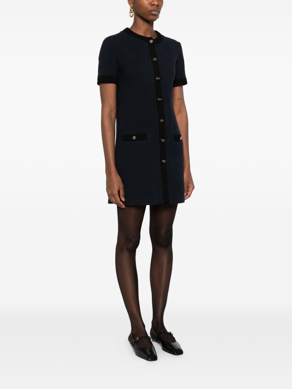 Gucci Women Wool Tweed Dress GUCCI