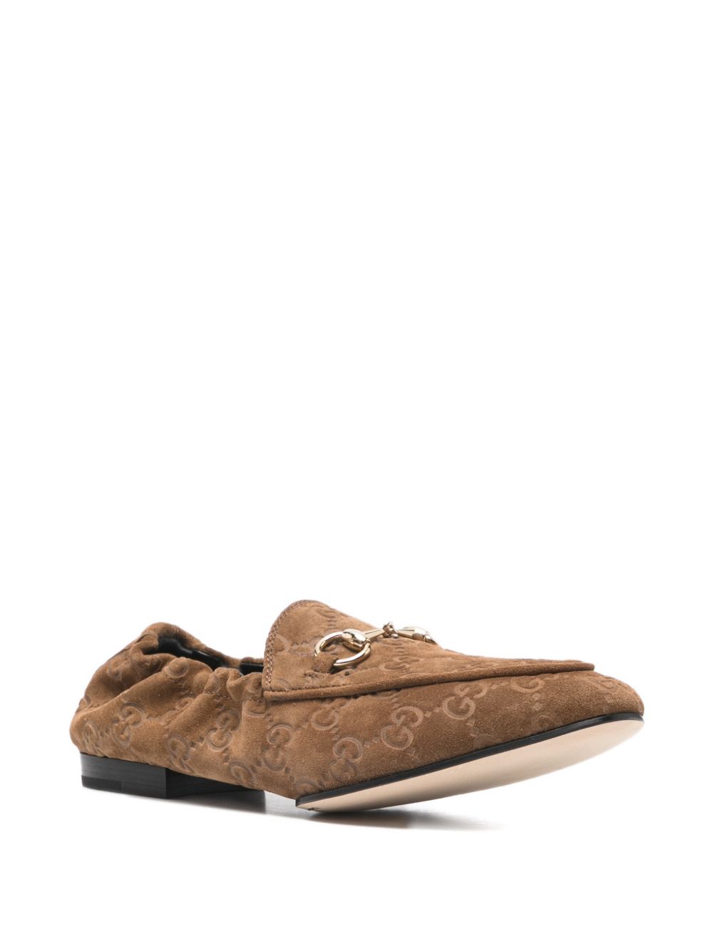 Gucci Women Jordaan Leather Loafers GUCCI