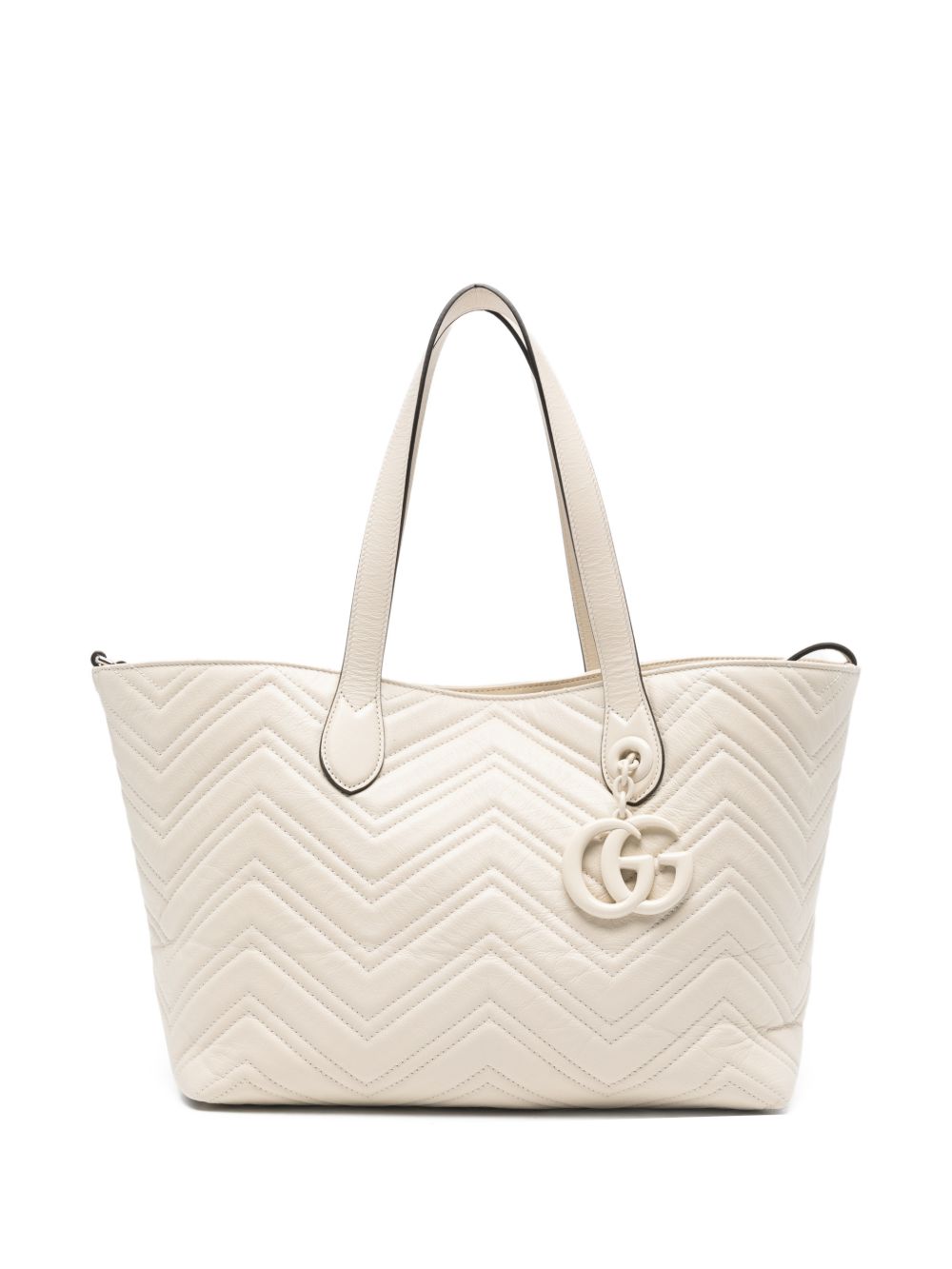 Gucci Women Gg Marmont Leather Tote Bag
