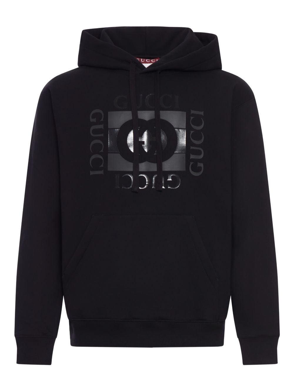 Gucci Men Logo Cotton Hoodie GUCCI