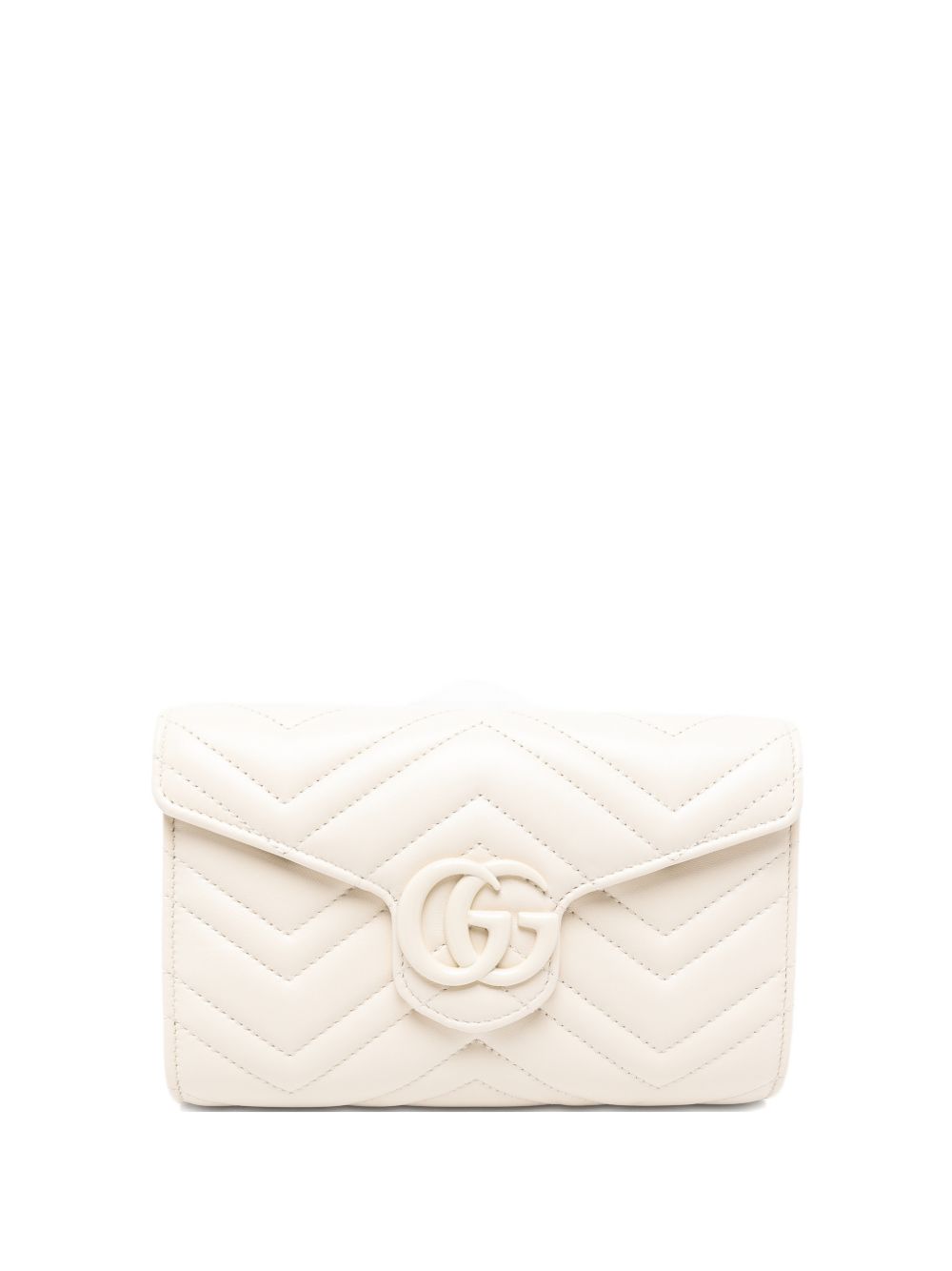 Gucci Women Gg Marmont Leather Wallet On Chain GUCCI