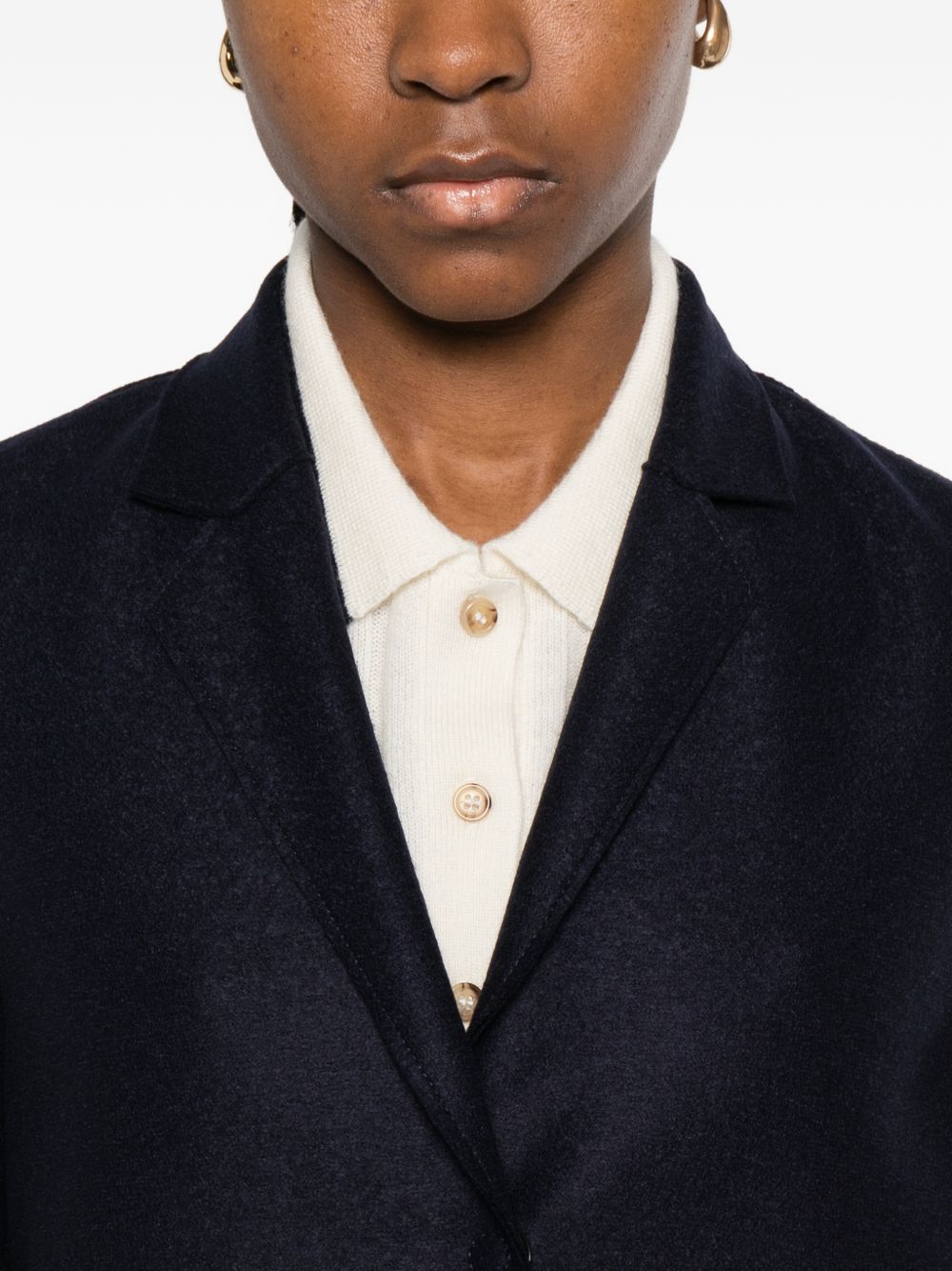 Harris Wharf London Women Wool Coat HARRIS WHARF LONDON