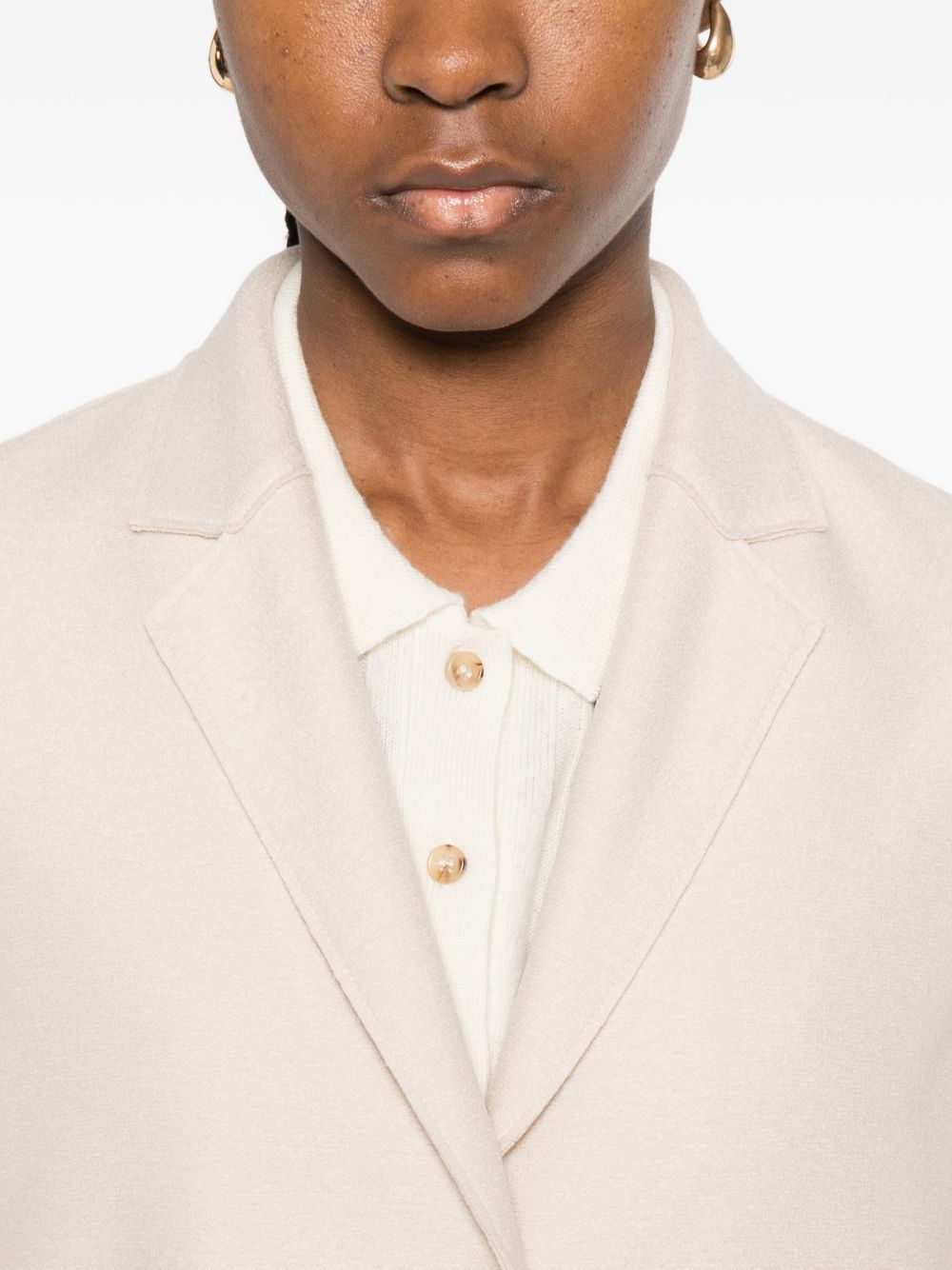 Harris Wharf London Women Wool Coat HARRIS WHARF LONDON