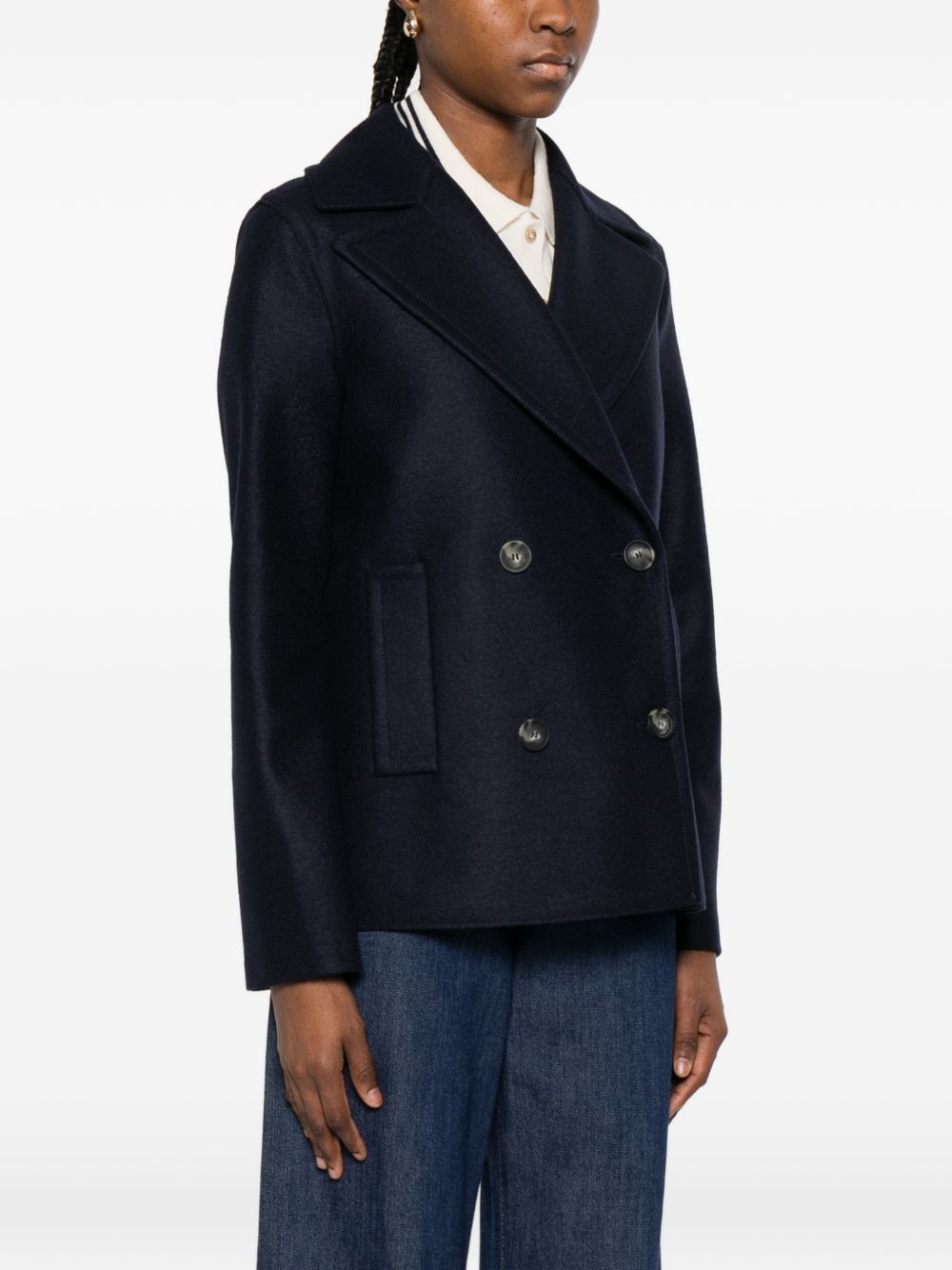 Harris Wharf London Women Wool Coat HARRIS WHARF LONDON