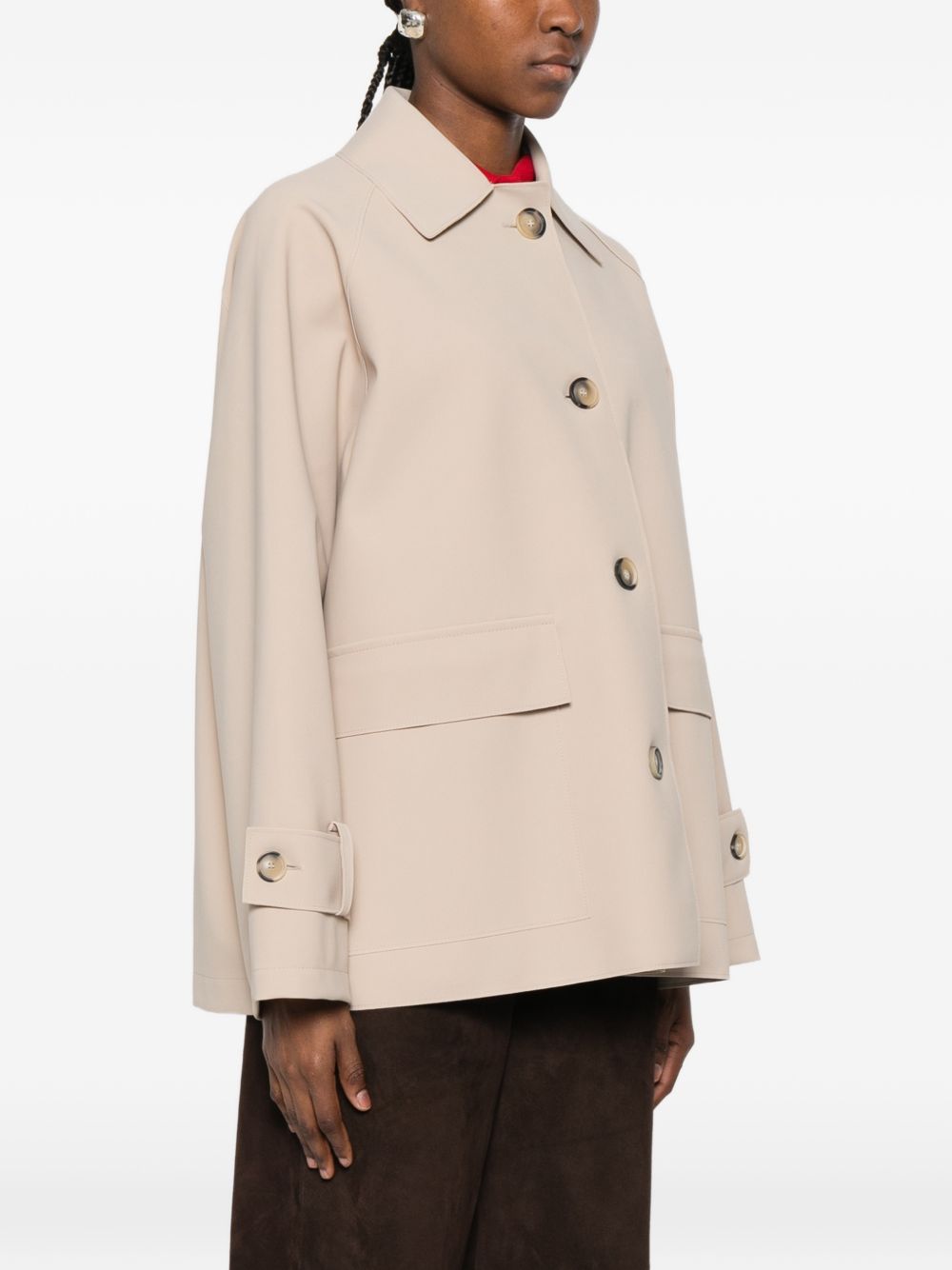 Harris Wharf London Women Nylon Blouson Jacket HARRIS WHARF LONDON