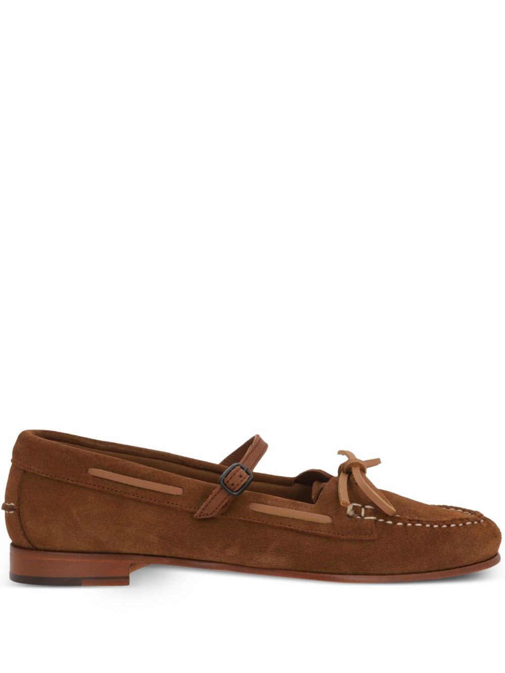 Hereu Women Lorea Suede Leather Loafers HEREU