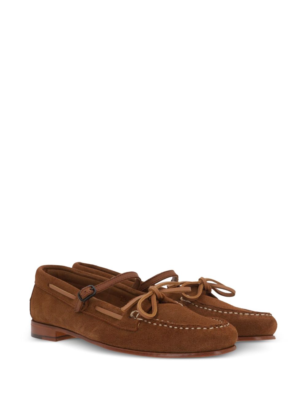 Hereu Women Lorea Suede Leather Loafers HEREU