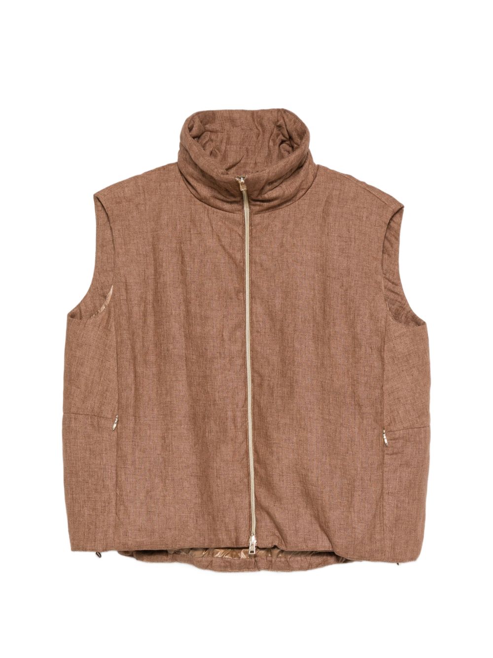 Herno Women Nylon Zipped Vest HERNO