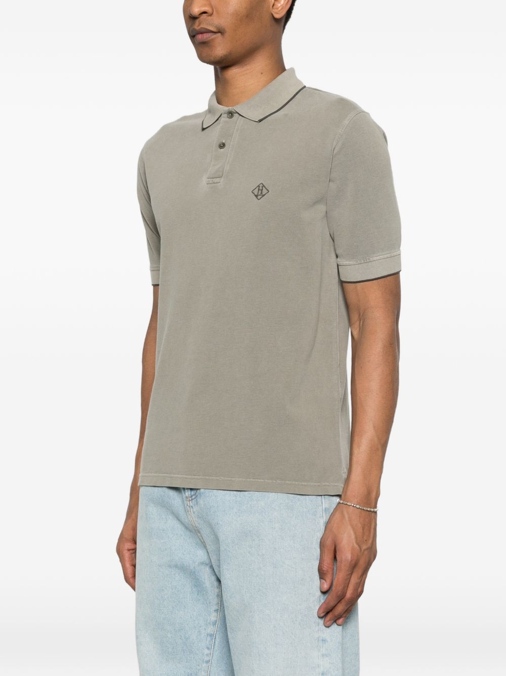 Herno Men Logo Cotton Polo Shirt HERNO