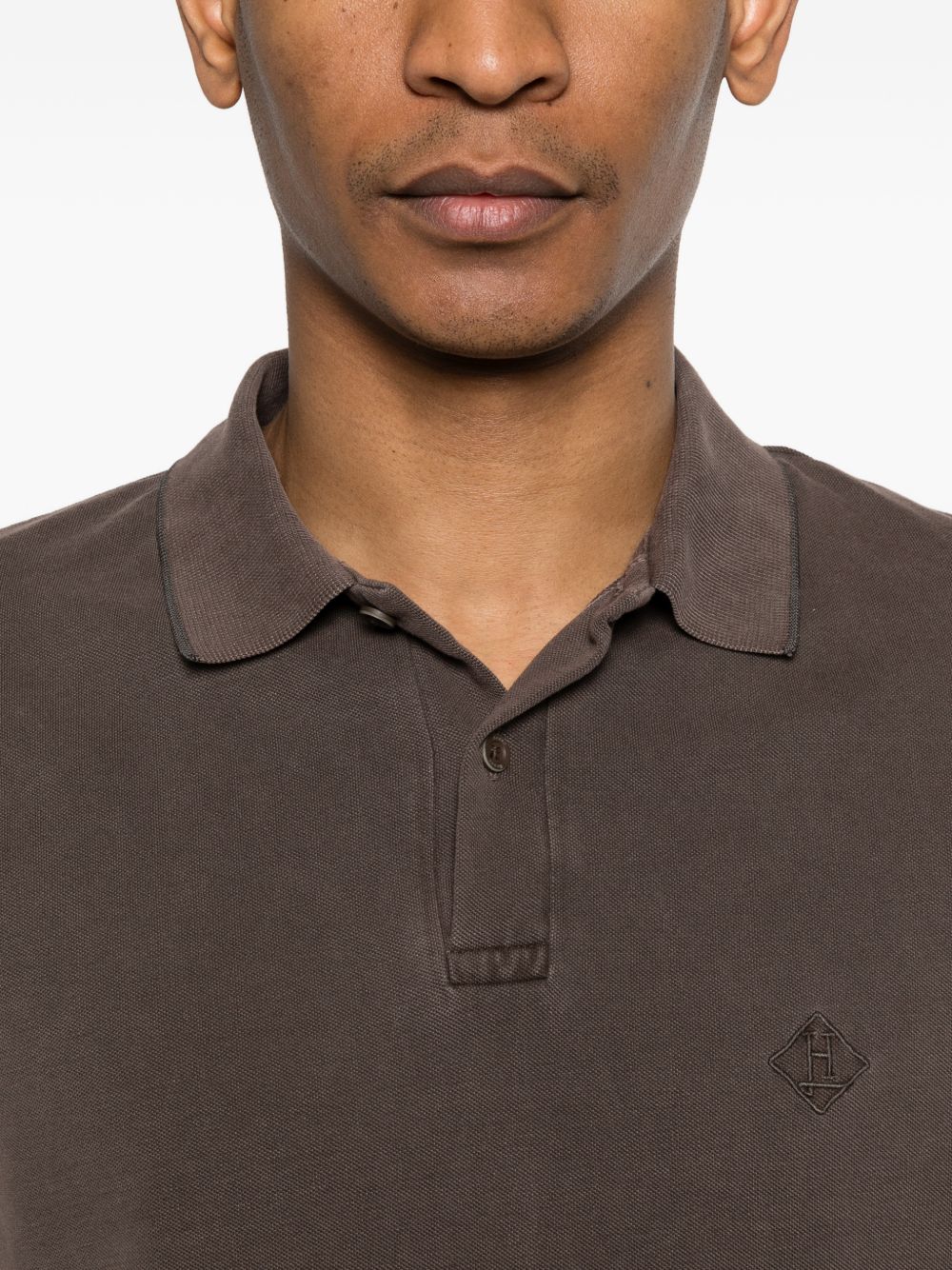 Herno Men Logo Cotton Polo Shirt HERNO