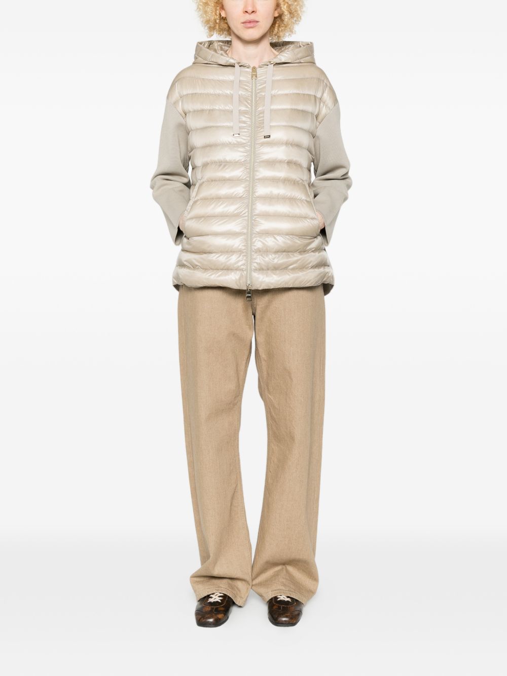 Herno Women Cotton And Nylon Down Jacket HERNO