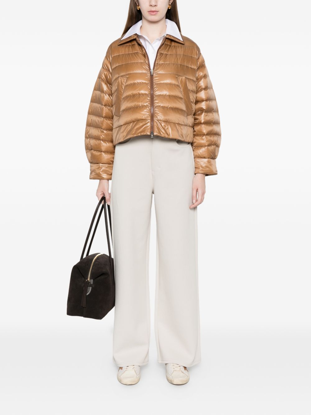 Herno Women Nylon Short Down Jacket HERNO