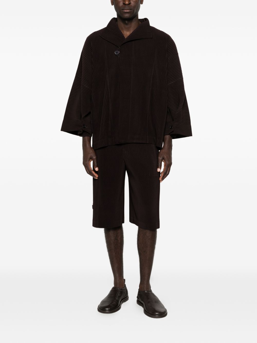 Homme Plisse' Issey Miyake Men Pleated Blouson Jacket HOMME PLISSE ISSEY MIYAKE