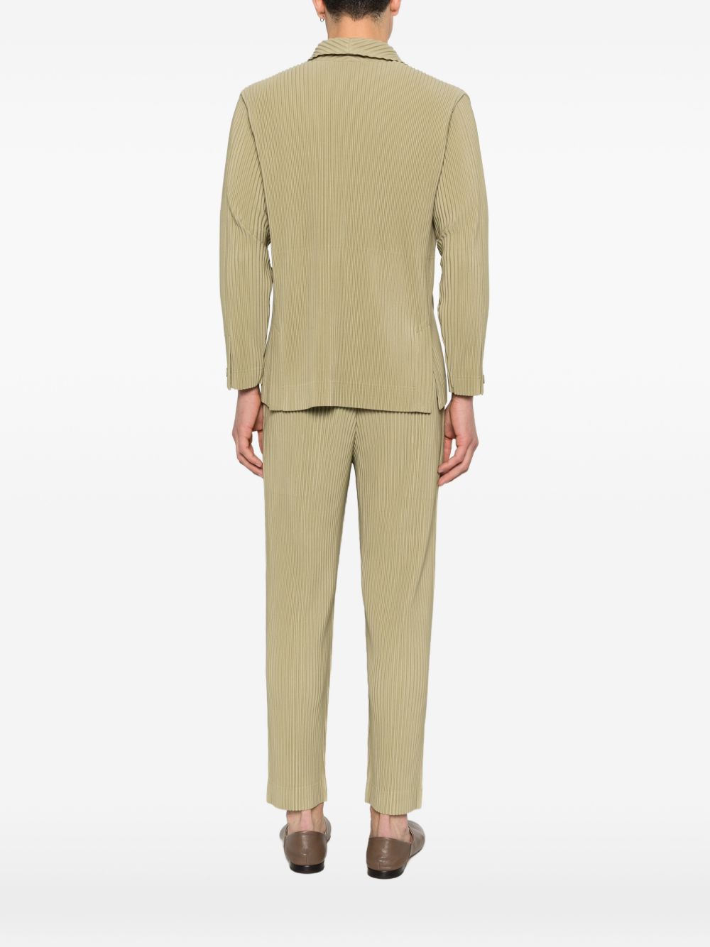 Homme Plisse' Issey Miyake Men Pleated Single-Breasted Jacket HOMME PLISSE ISSEY MIYAKE
