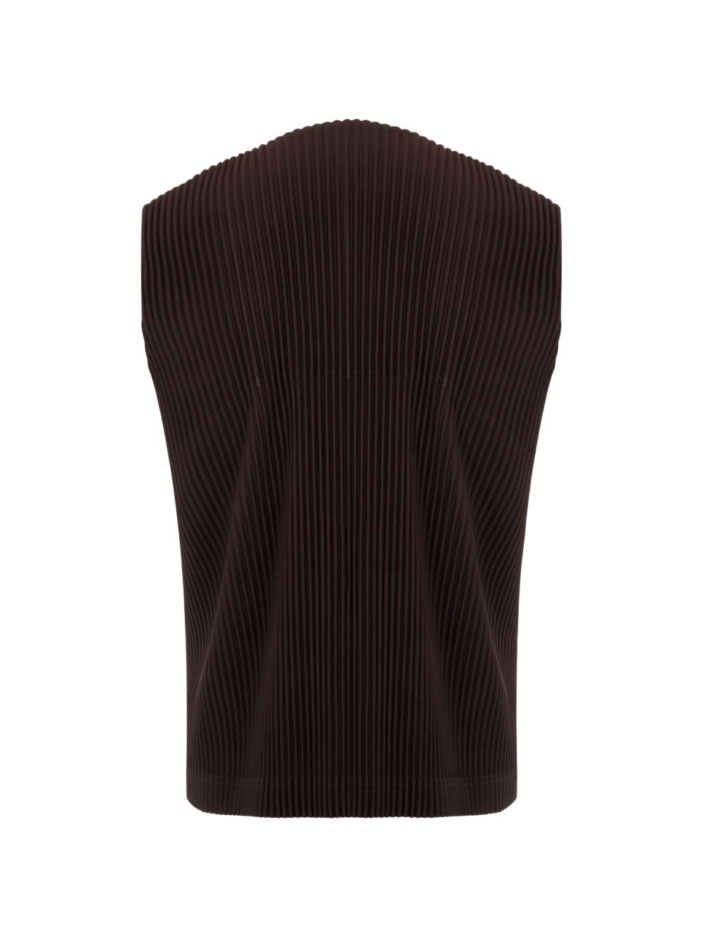 Homme Plisse' Issey Miyake Men Pleated V-Necked Vest HOMME PLISSE ISSEY MIYAKE