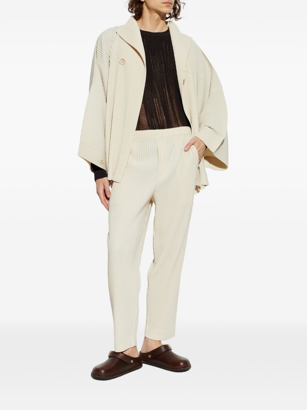 Homme Plisse' Issey Miyake Men Pleated Slim Trousers HOMME PLISSE ISSEY MIYAKE