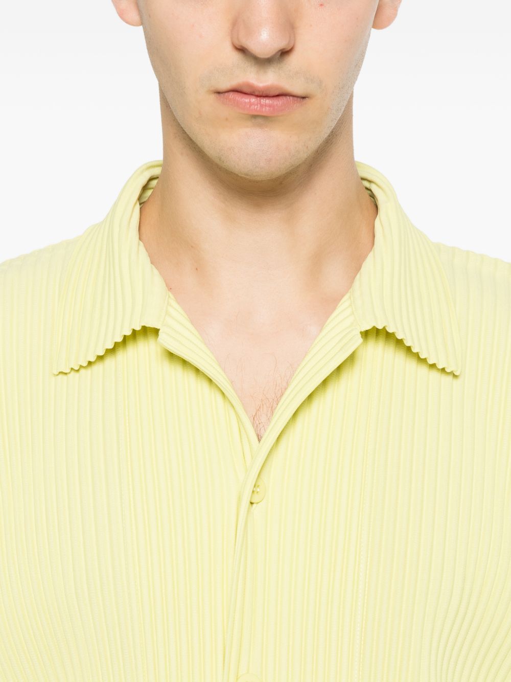 Homme Plisse' Issey Miyake Men Pleated Shirt HOMME PLISSE ISSEY MIYAKE