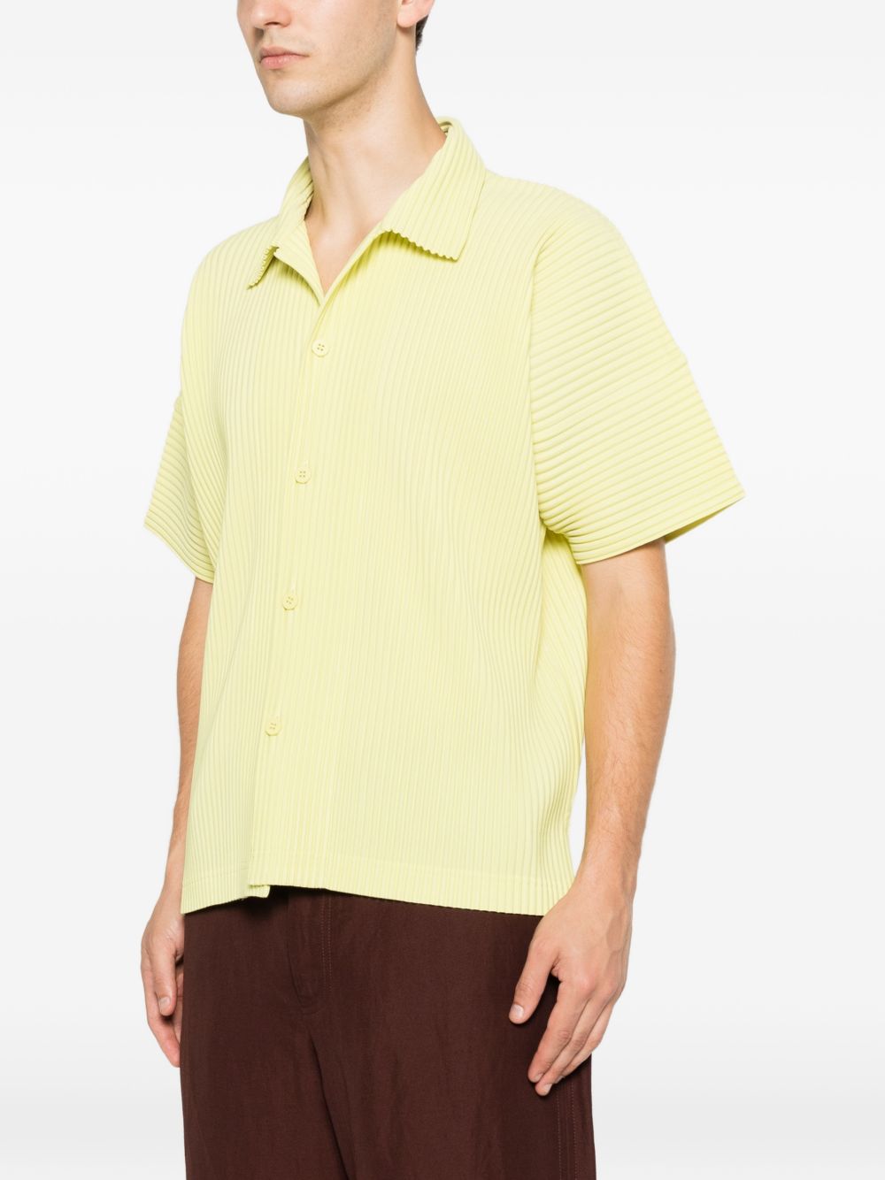 Homme Plisse' Issey Miyake Men Pleated Shirt HOMME PLISSE ISSEY MIYAKE