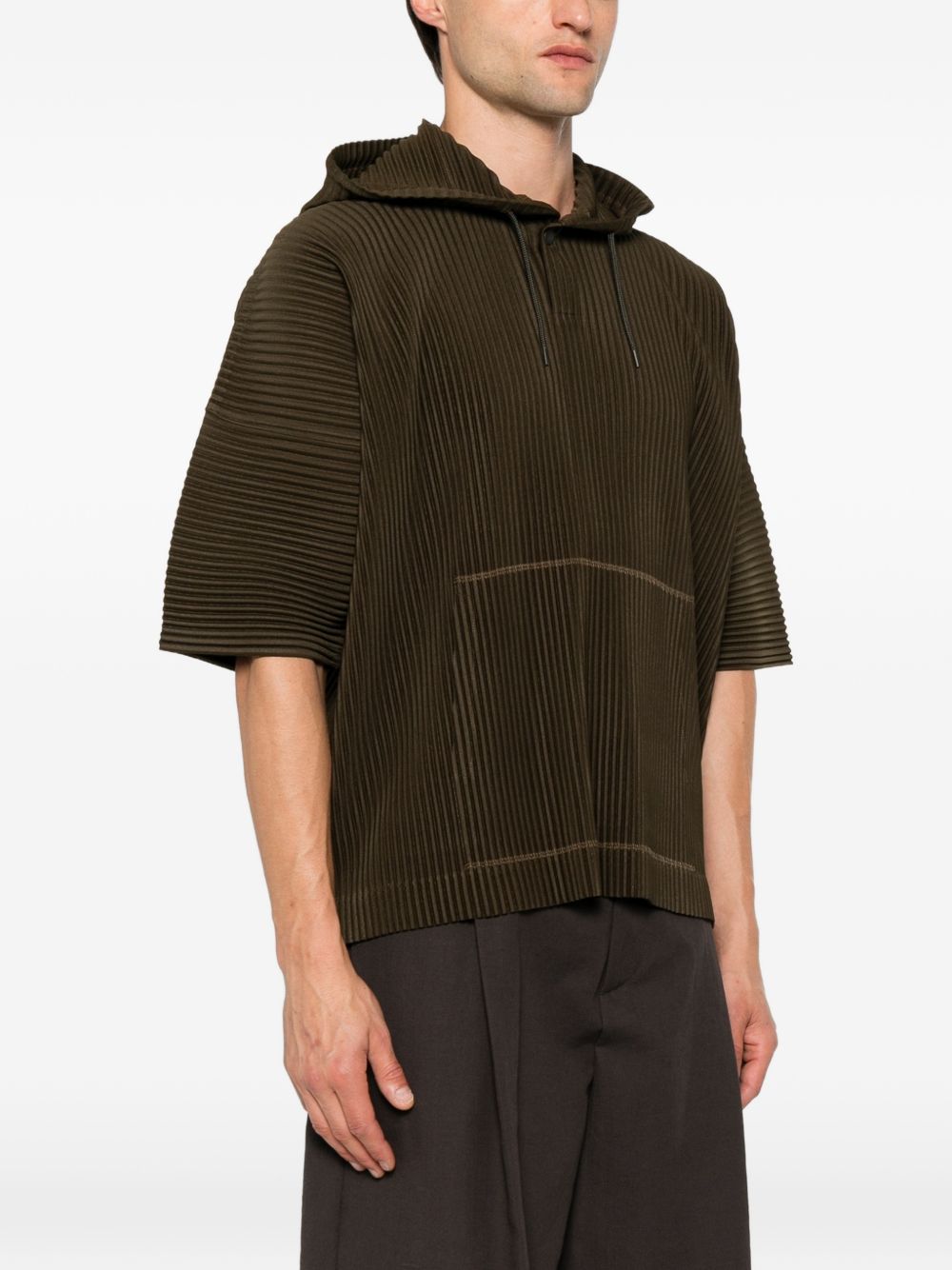 Homme Plisse' Issey Miyake Men Hooded T-Shirt HOMME PLISSE ISSEY MIYAKE