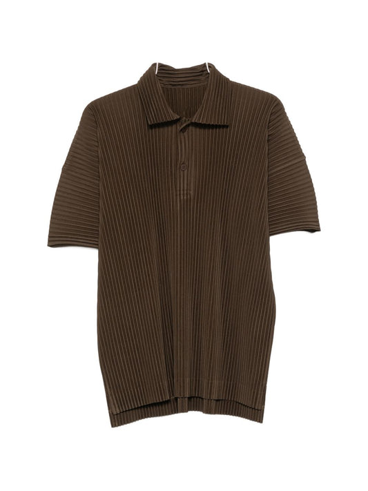 Homme Plisse' Issey Miyake Men Pleated Polo Shirt HOMME PLISSE ISSEY MIYAKE