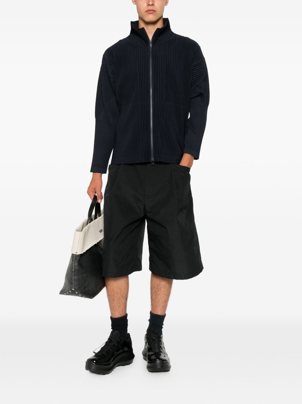 Homme Plisse' Issey Miyake Men Plested Shirt HOMME PLISSE ISSEY MIYAKE