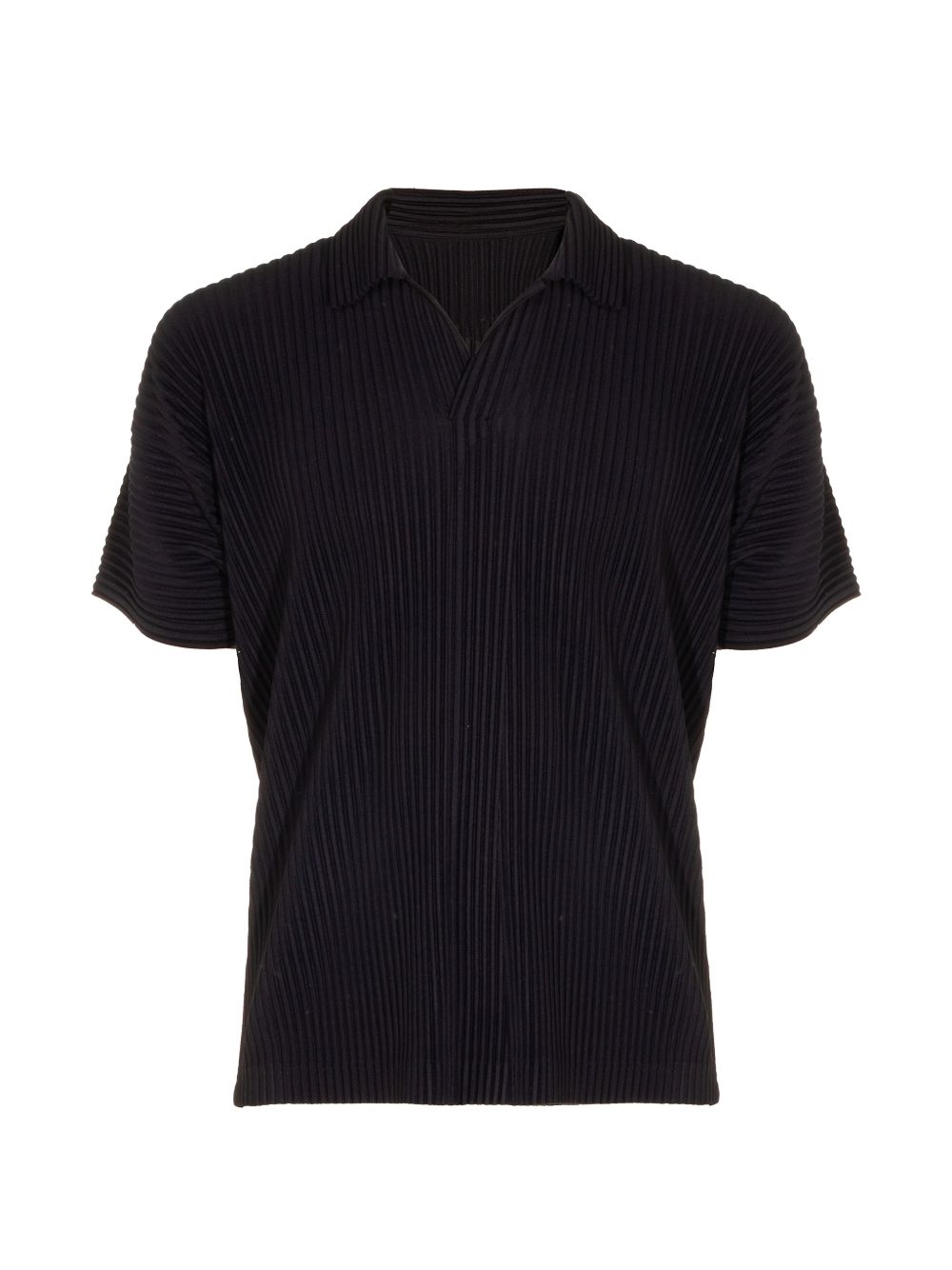 Homme Plisse' Issey Miyake Men Pleated Polo Shirt HOMME PLISSE ISSEY MIYAKE