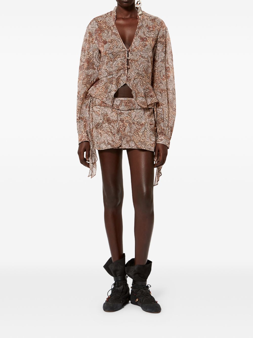 Isabel Marant Women Celeny Printed Blouse ISABEL MARANT
