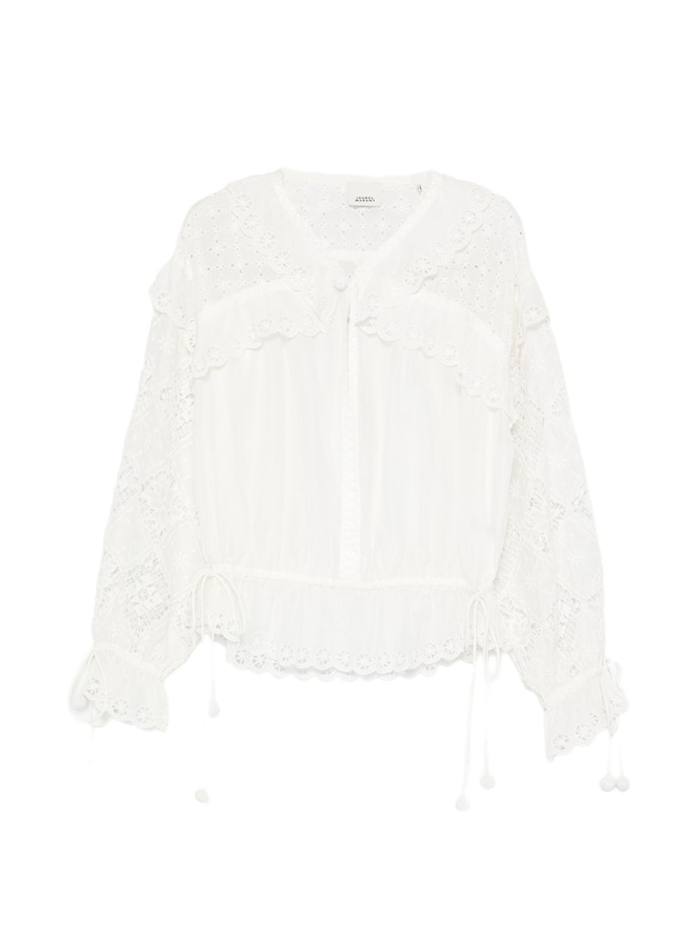 Isabel Marant Women Nowana Silk Blend Blouse ISABEL MARANT