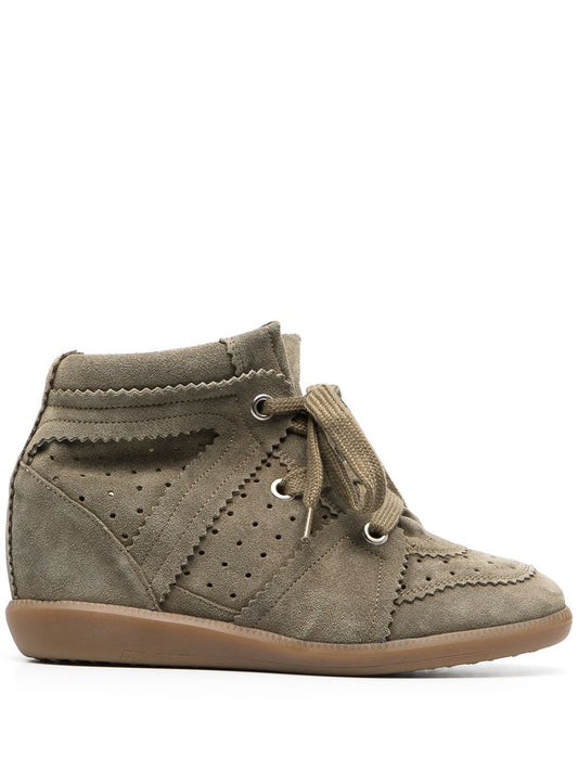 Isabel Marant Women Bobby Leather Sneakers ISABEL MARANT