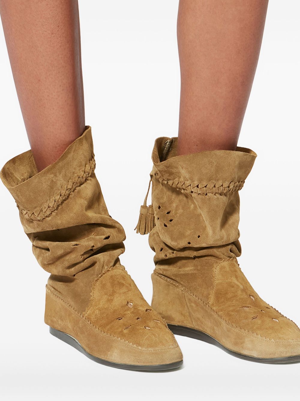 Isabel Marant Women Welky Leather Boots ISABEL MARANT