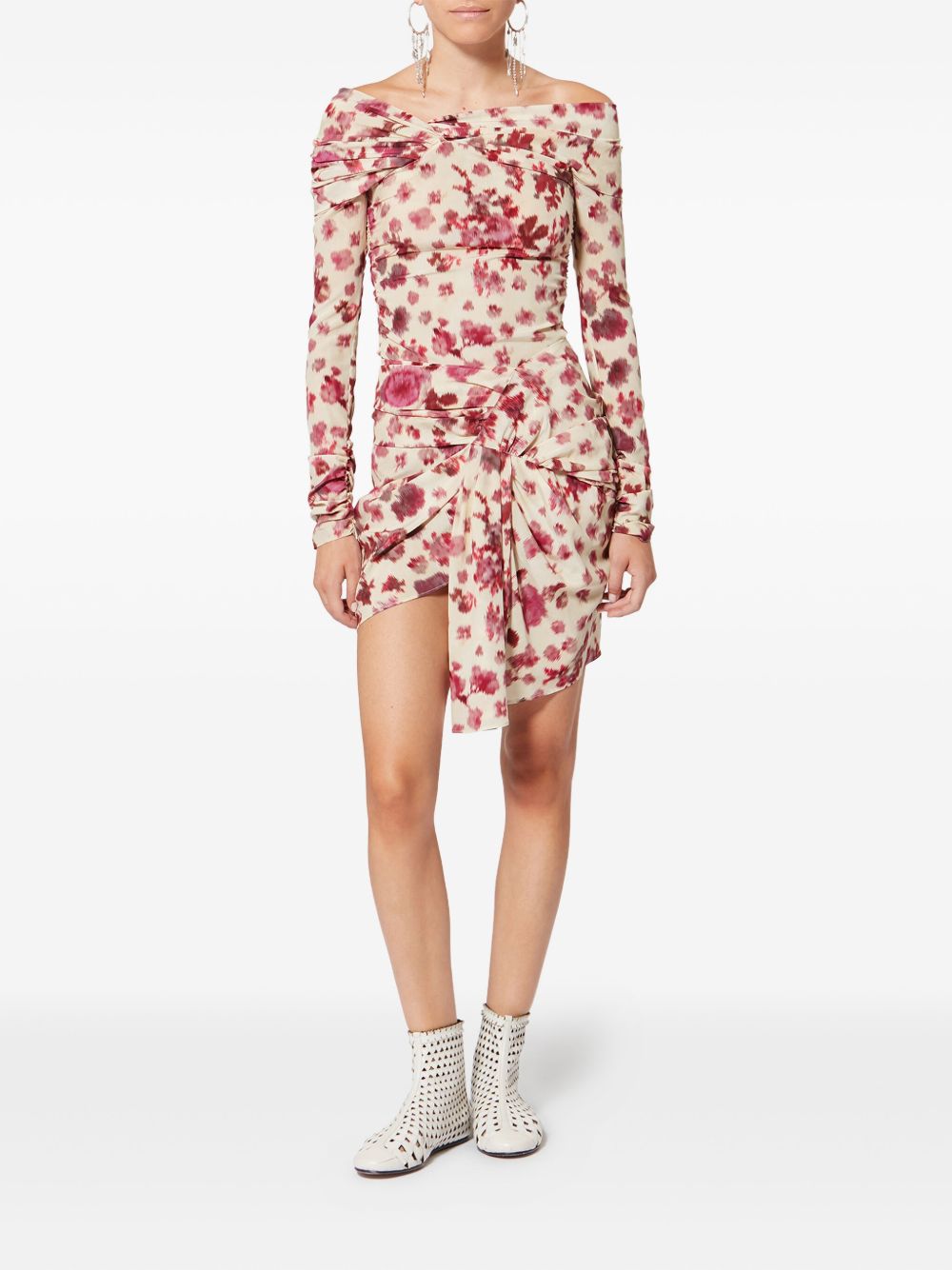 Isabel Marant Women Ovia Printed Silk Skirt