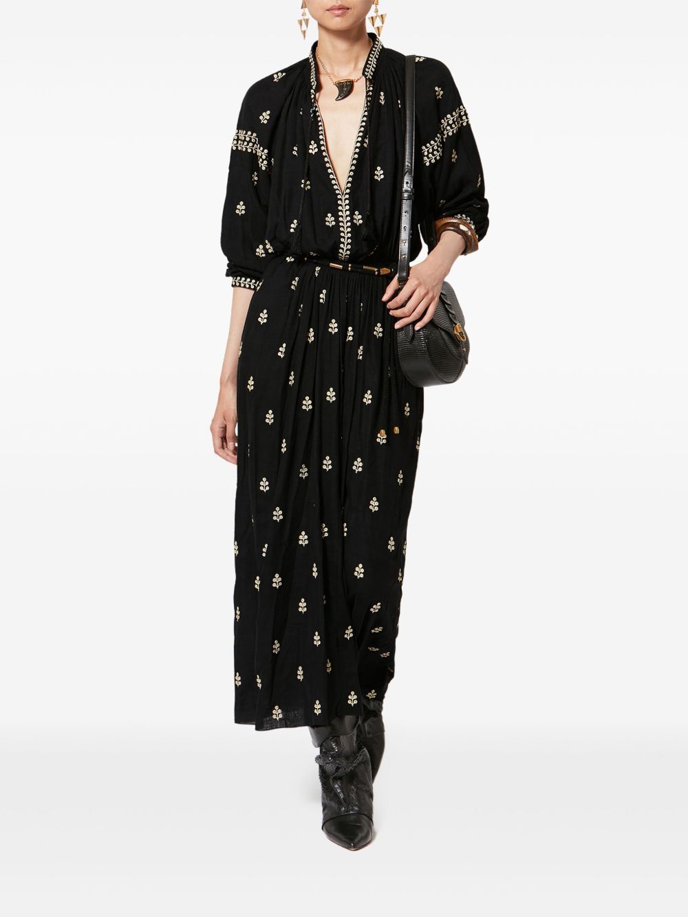 Isabel Marant Women Rodilia Silk Long Dress ISABEL MARANT
