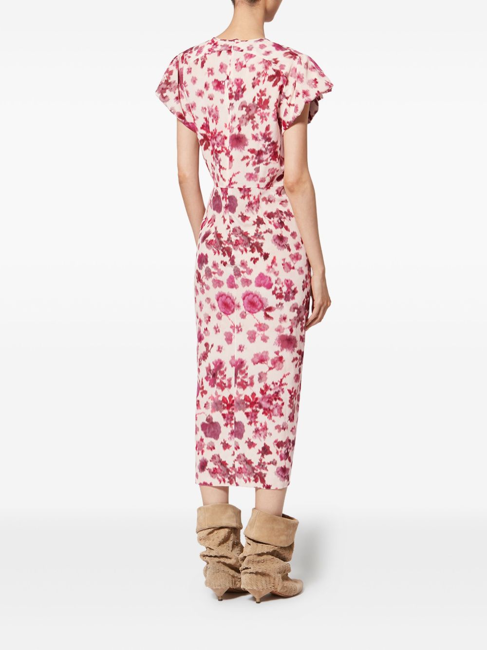 Isabel Marant Women Terenae Printed Long Dress ISABEL MARANT