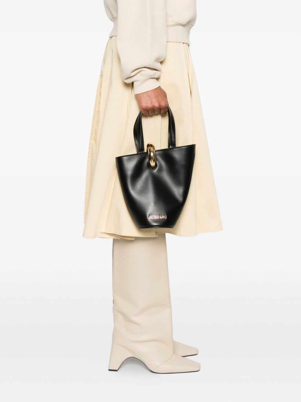 Jacquemus Women Le Petit Bambola Leather Bucket Bag JACQUEMUS