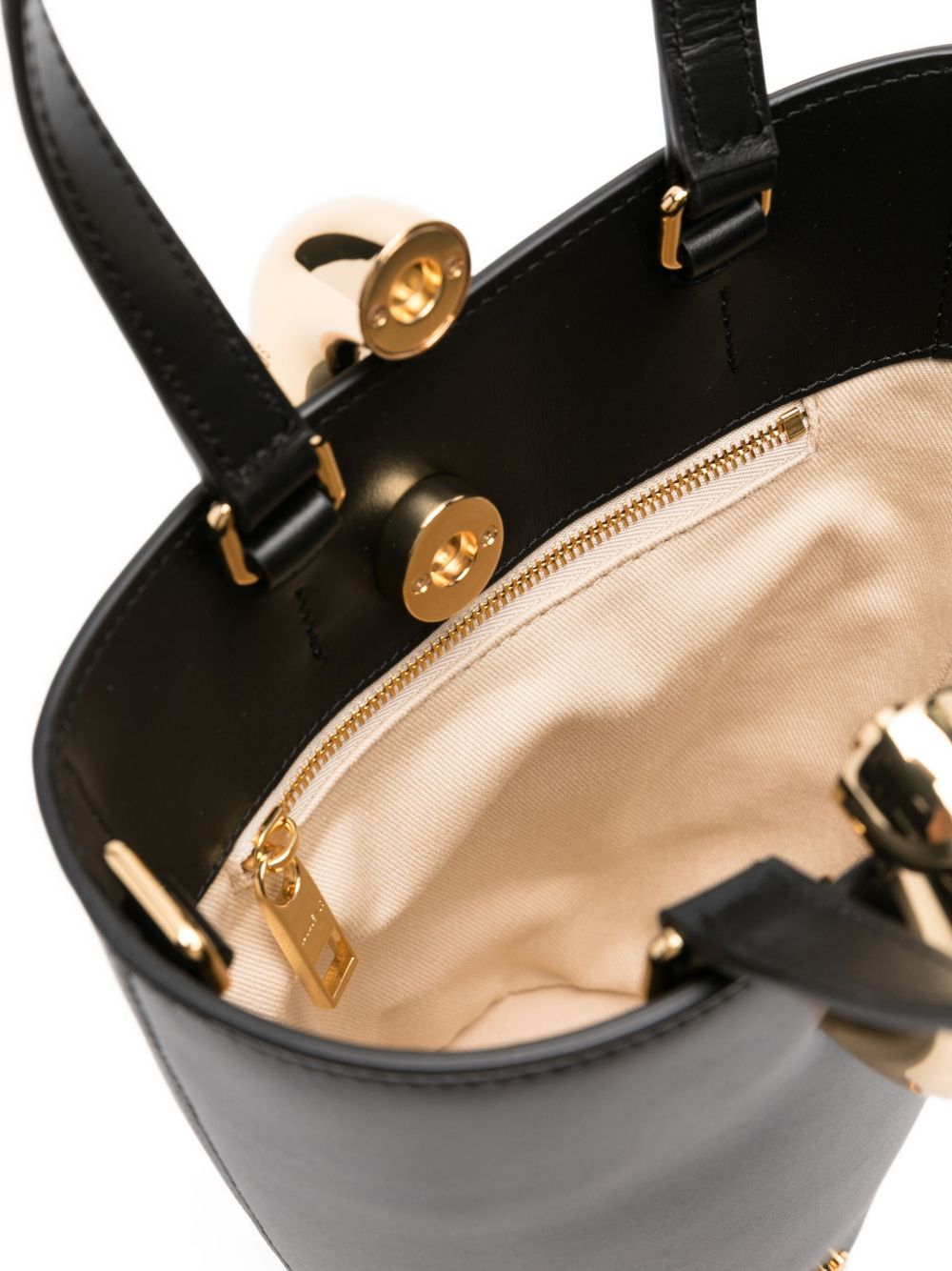 Jacquemus Women Le Petit Bambola Leather Bucket Bag JACQUEMUS