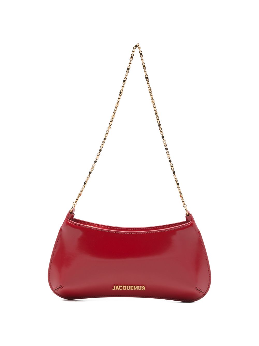 Jacquemus Women Le Petit Bisou Chaine Leather Shoulder Bag JACQUEMUS