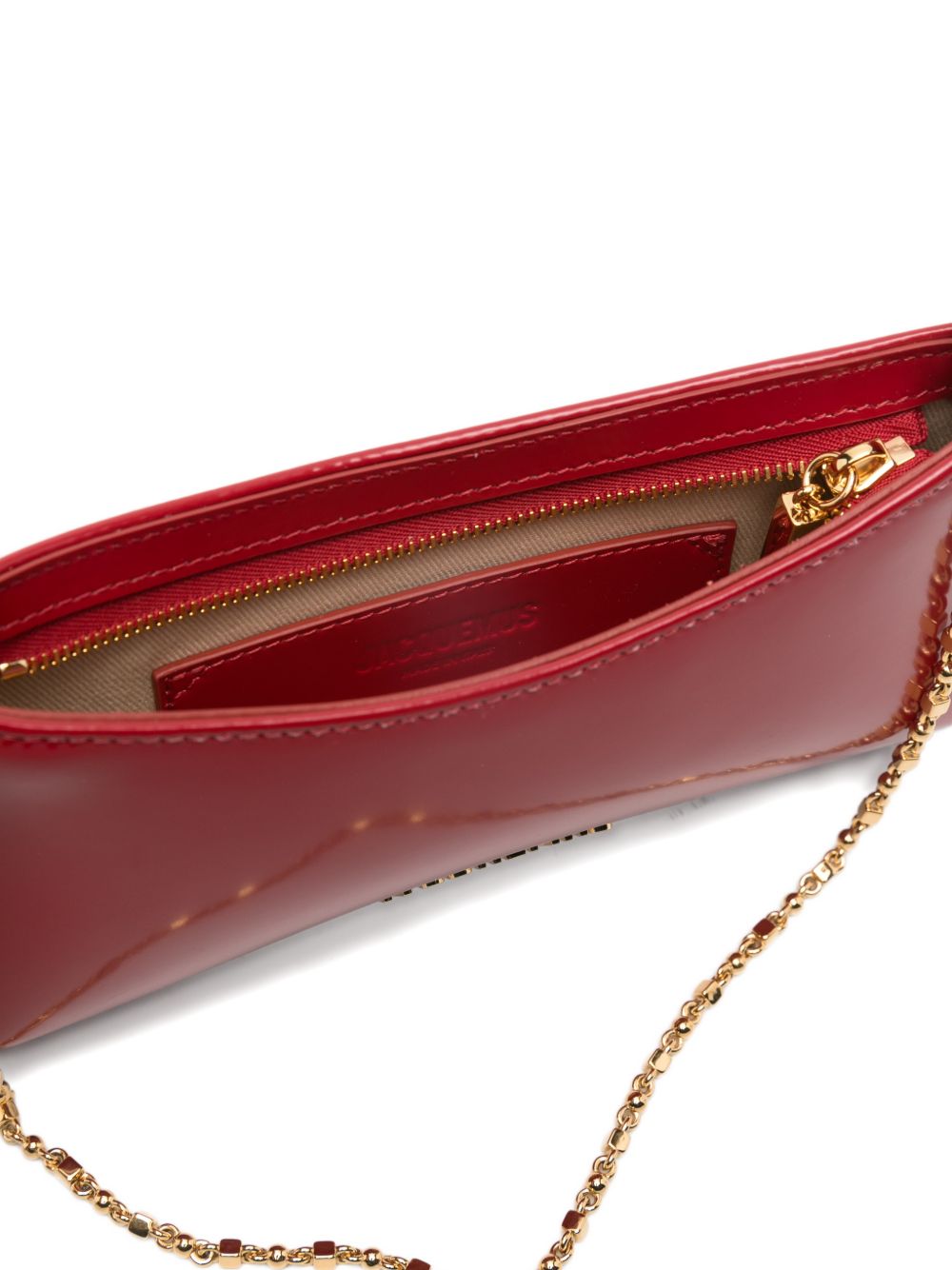 Jacquemus Women Le Petit Bisou Chaine Leather Shoulder Bag JACQUEMUS