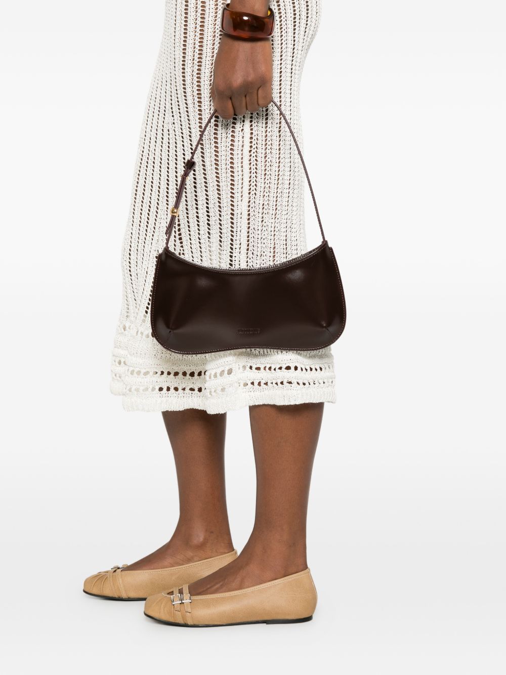 Jacquemus Women Le Bisou Leather Shoulder Bag JACQUEMUS
