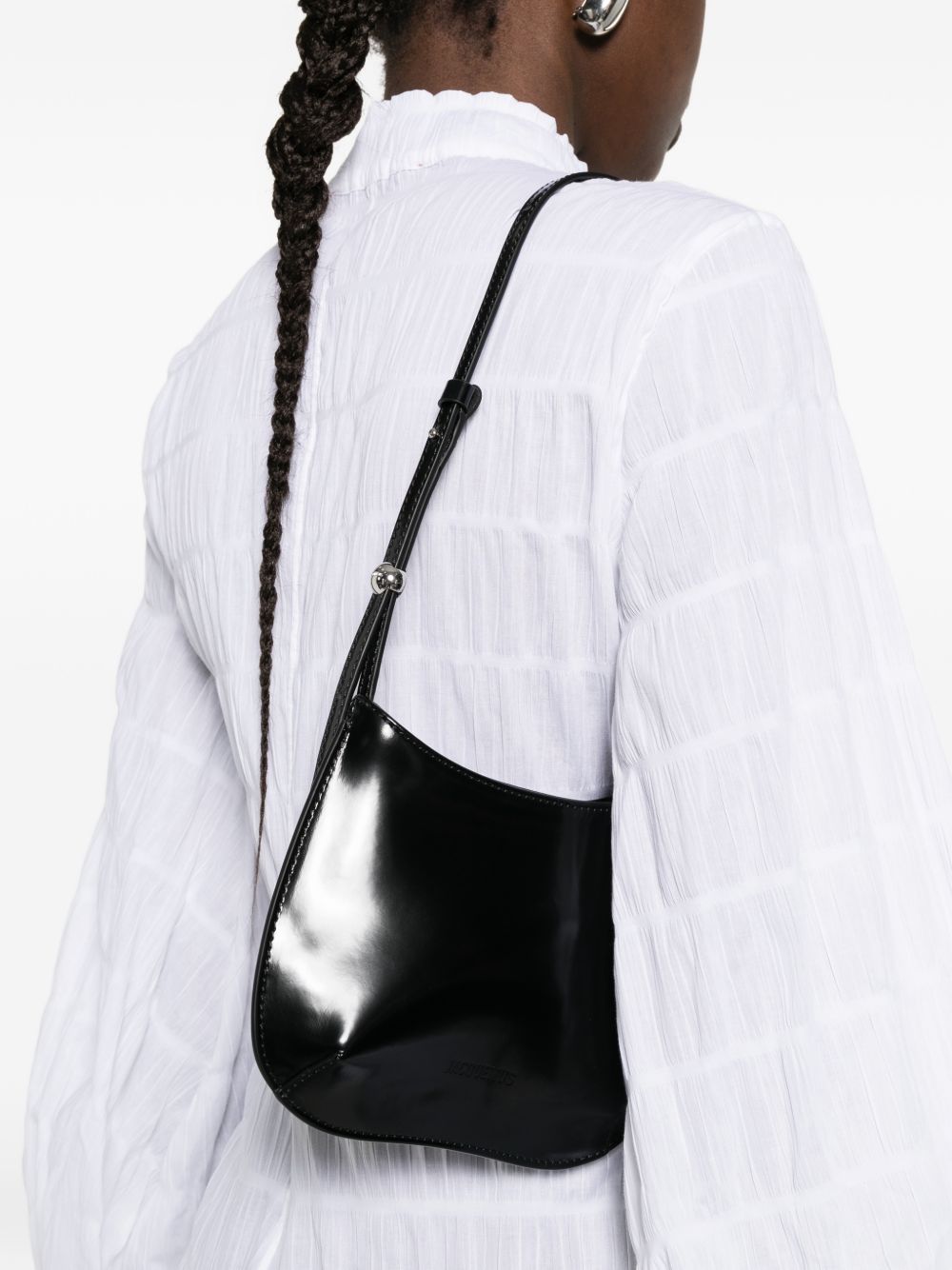 Jacquemus Women Le Petit Bisou Leather Shoulder Bag JACQUEMUS