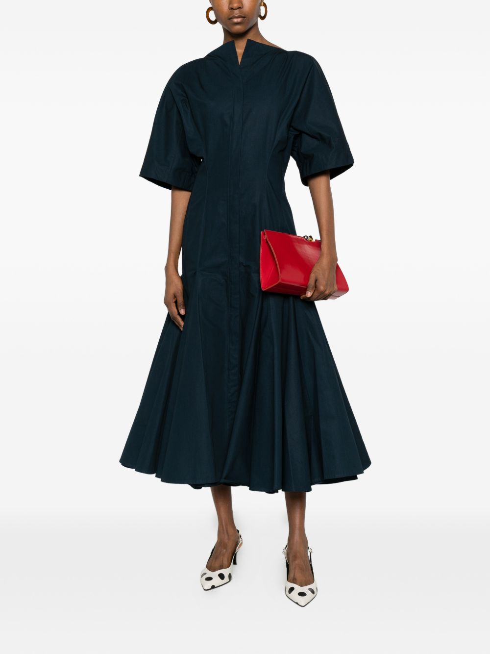 Jacquemus Women La Robe Moisson Midi Dress