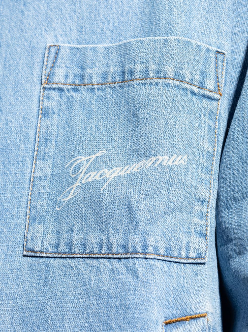 Jacquemus Men La Chemise Boulanger Denim Shirt
