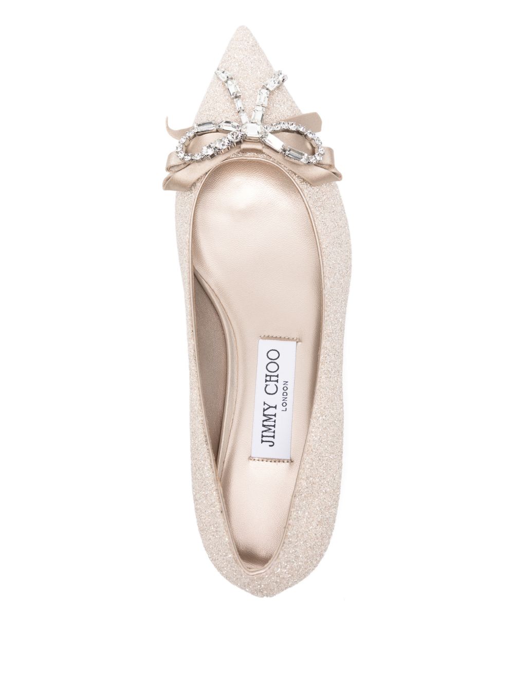 Jimmy Choo Women Auria Leather Ballet Flats
